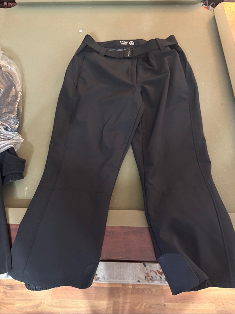 Women’s Black Flared Performance Pants by Smartwool